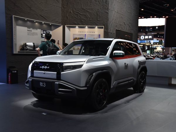 The 2025 BYD Equation Leopard Tai3 is a new energy pure electric small SUV off-road vehicle