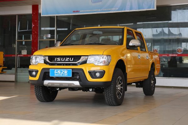 Qingling Isuzu T17 2023 3.0T diesel 143-horsepower two-wheel drive standard-axle double-row pickup truck